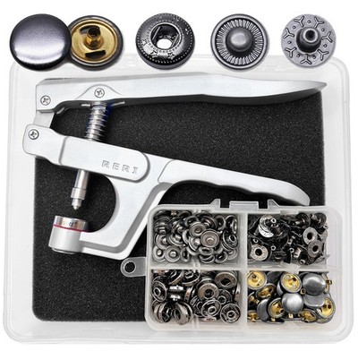 Bottoni A Pressione In Ottone 25 Mm 40 Set Bottoni Automatici In Metallo Con Bottoni Automatici Per Chiusura Invisibile Abbigliamento