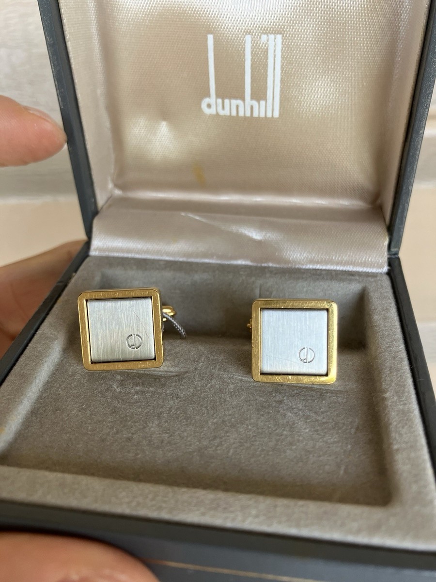 ケン　dunhill シルバー ADカフリンクス 名入れ可有料】ダンヒル dunhill カフス カフリンクス カフス