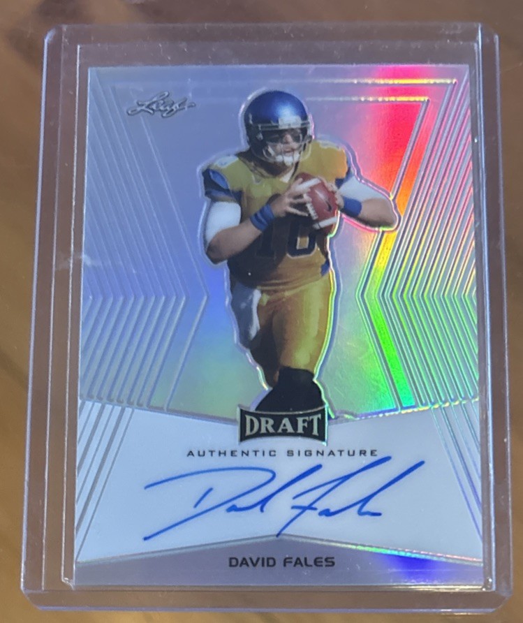 David Fales Leaf Metal Draft Autographs #BADF1 Base