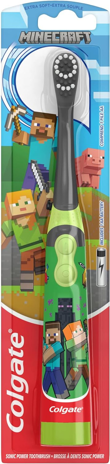 Kids Battery Powered Minecraft Toothbrush, Extra Soft Kids B