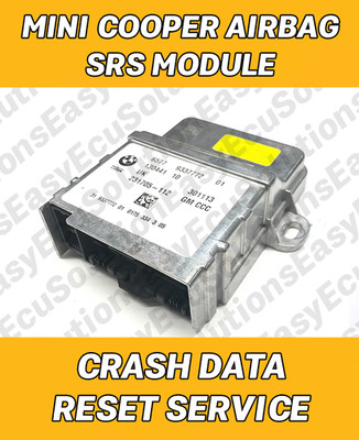   MINI COOPER 9337772 AIRBAG ECU SRS MODUL CRASH DATEN RESET SERVICE