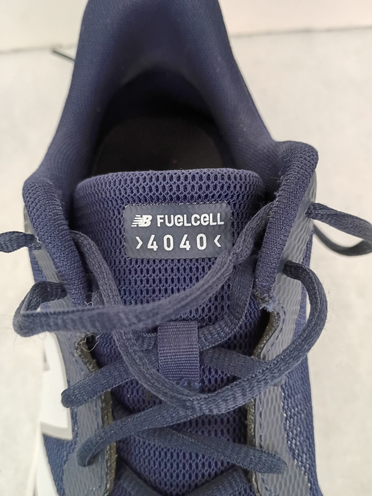 New Balance Mens 14 FuelCell 4040v7 Navy Blue White Baseball Turf Trainer Shoes thumbnail 13