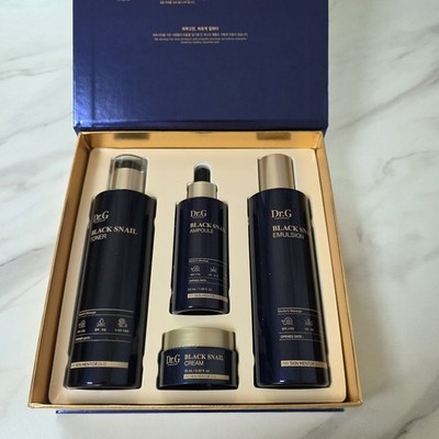 Dr.G Black Snail Prestige Set Korean Cosmetics (Toner+Emulsion+Ampoule+Cream)