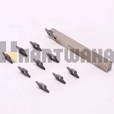 TKF12R200 Width 2mm Grooving Insert Indexable Lathe Grooving Cut-Off Tool Holder