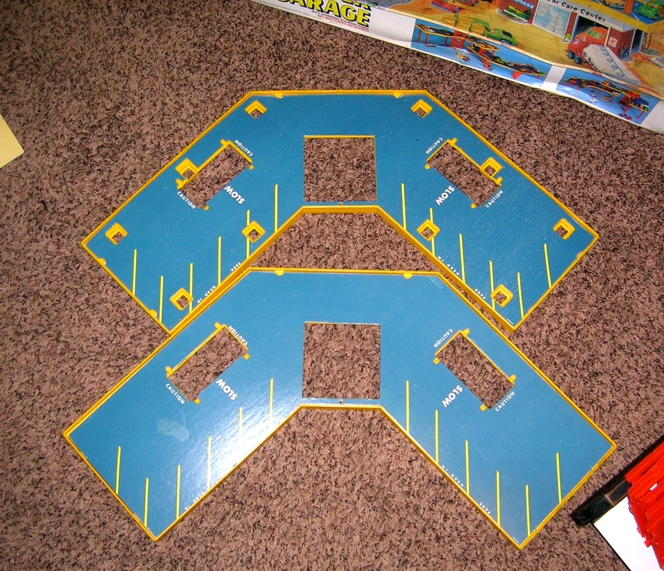 Винтажный 1979 спичечный коробок супер гараж набор почти полный 550102 LESNEY с коробкой - Изображение 4 из 4