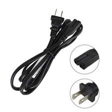 2 Prong Power Cord Polarized 5Ft Cable For Vizio Tv D/E/M Series, Sewing Machine
