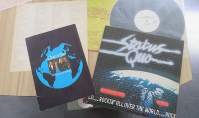STATUS QUO- ROCKING ALL OVER THE WORLD JAPAN WHITE LABEL PROMO + PROGRAMME