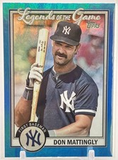 2023 Topps Don Mattingly #LG-15 Legends of the Game Blue Yankees