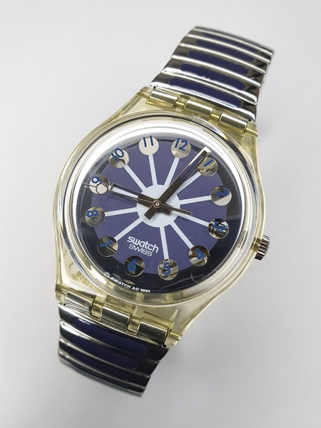 Swatch Blue Segment GK148 - funziona - 34mm
