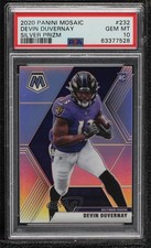 2020 Panini Mosaic Rookies Silver Prizm Devin Duvernay #232 PSA 10 GEM MT 02sw