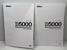 Nikon Camera D5000 Ower's Manual Set English  Spanish