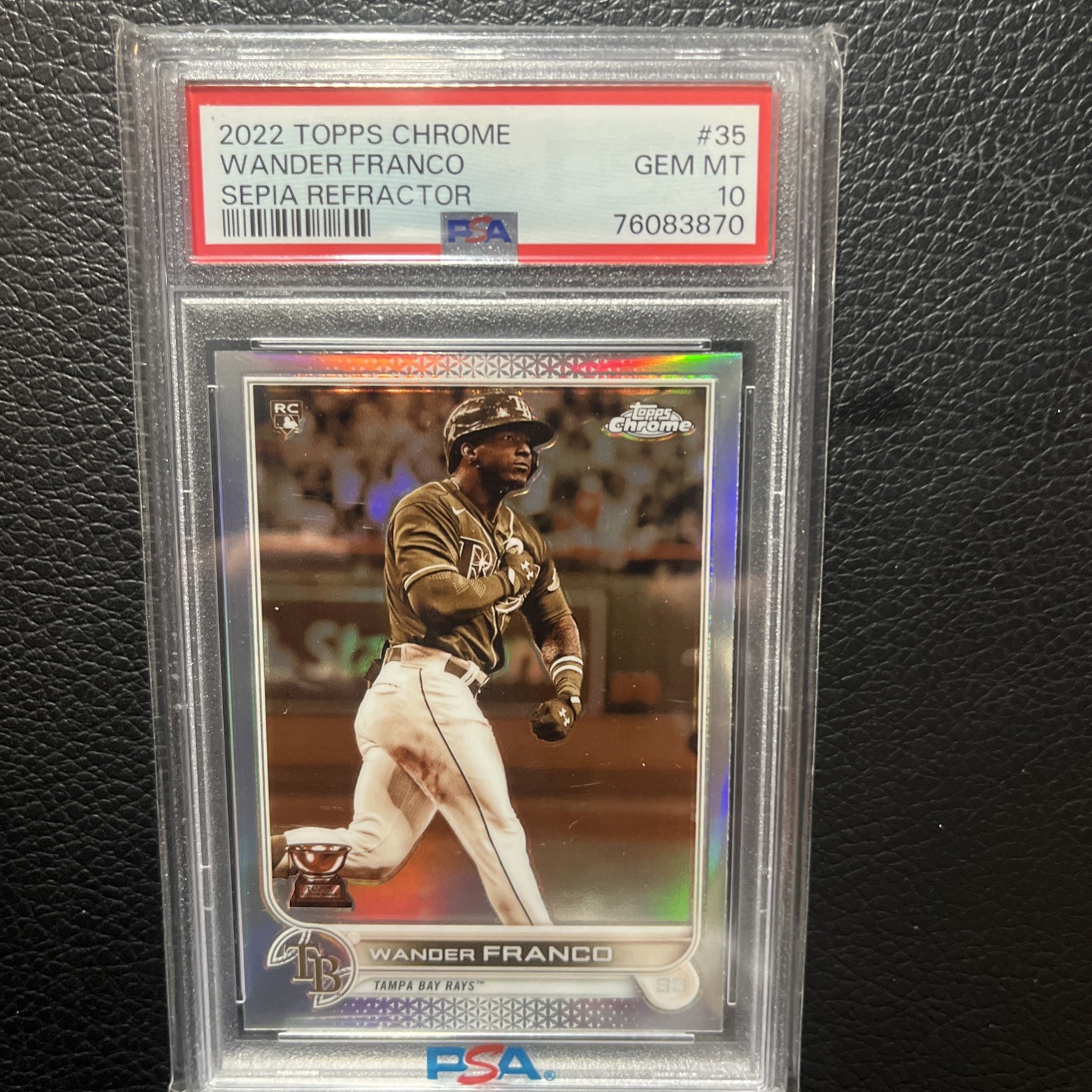 2022 Topps Chrome - Wander Franco #35 Sepia Refractor (RC)