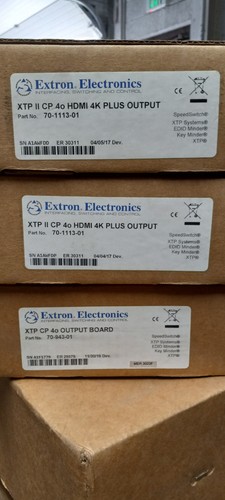 BRAND NEW EXTRON XTP II CP 4o HDMI 4K PLUS OUTPUT *QTY