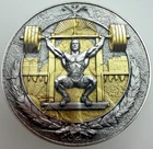 Weightlifting -Limited Edition American Silver Eagle 1oz .999 Silver Dollar Coin