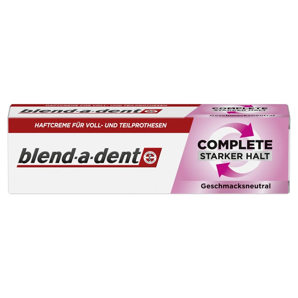 ZAHNPFLEGE-MUNDHYGIENE Blend a dent Super Haftcreme natural Complete Geschmacksneutral 47g