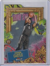 STEPHON CASTLE 2024-25 TOPPS FINEST BASKETBALL ROOKIE SHOW STOPPERS S-25 RC