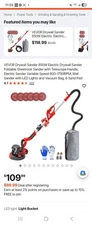 VEVOR Drywall Sander 850W Electric Drywall Sander Foldable Sheetrock Sander with