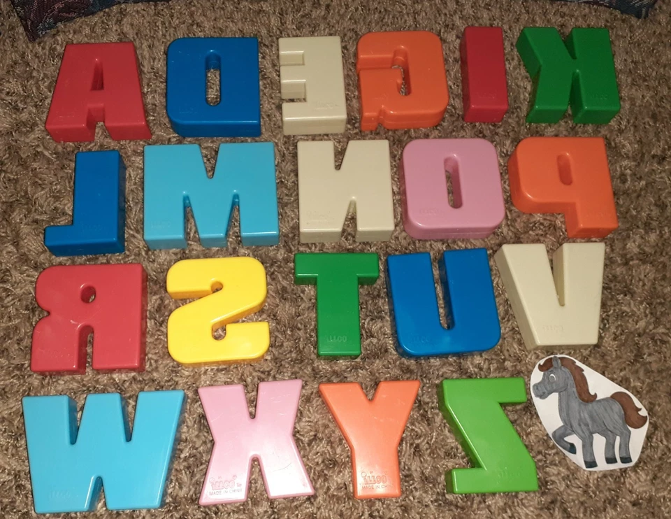 VTG ILLCO SESAME STREET ALPHABET & NUMBERS 1-10 PRESCHOOL LEARNING BLOCKS - Image 4 of 4