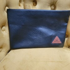 Vintage Bonjour Black Pebble Texture Clutch Bag
