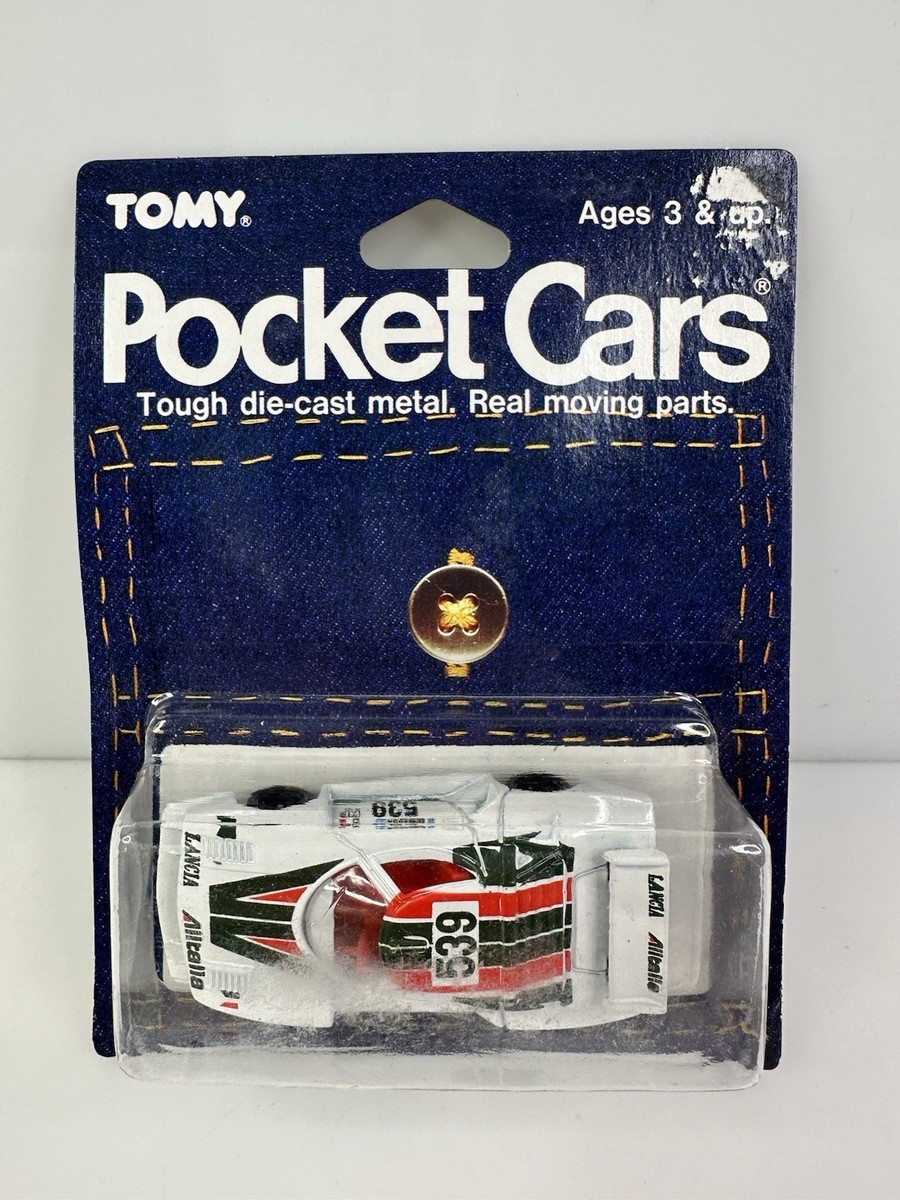 Vintage 1986 Tomy Pocket Cars Lancia Stratos Turbo #539 White