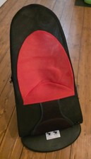 Adjustable Pet Rocker with Metal Frame, Black/Red