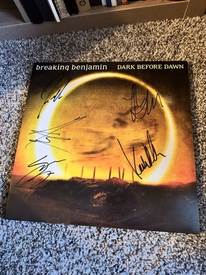 Breaking Benjamin Dark Before Dawn Signed Original Record Album