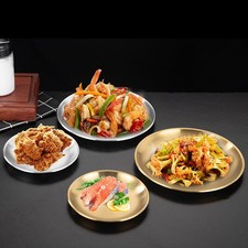Stainless Steel Dinner Plates Lunch Plates Breakfast Plates High Quality