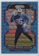 2021 Panini Prizm Rookie Blue Wave /199 Carlos Basham Jr Boogie #436 1d0h
