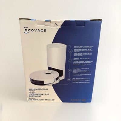 Ecovacs Deebot N8+ Robot Vacuum Mop Auto Empty Station Open Box 80801