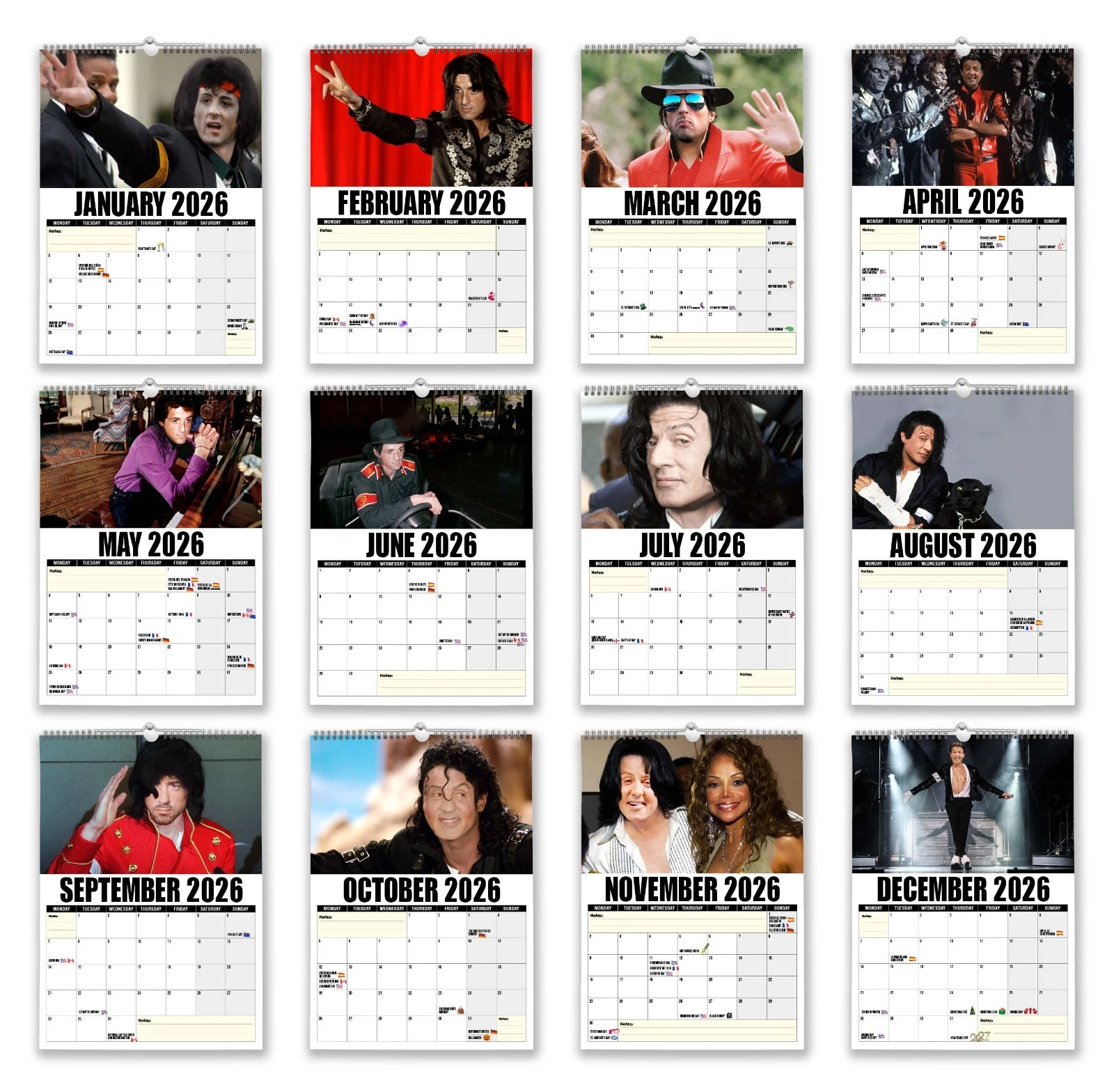 2026 calendar - Sylvester Shamone