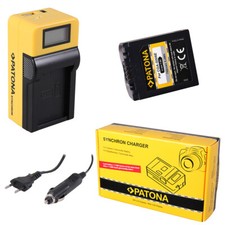 Batteria Patona + caricabatteria Synchron LCD USB per Panasonic DMC-FZ50