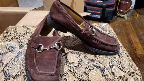 Mens Gucci Loafers Tan/Beige Size 6 