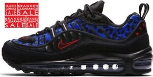 nike women's air max 98 premium black leopard