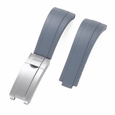 For Rolex Omega Diving Sport Watch Band 20mm Men Silicone Rubber Watch Strap