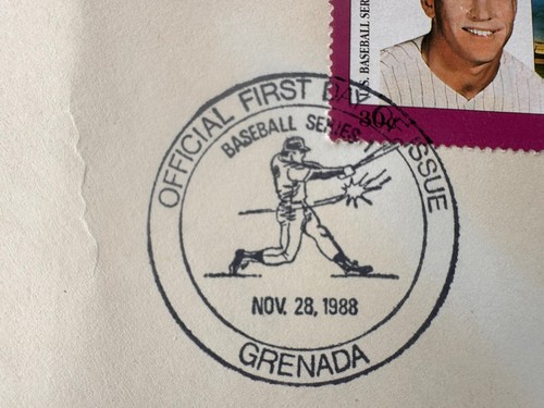 500 Home Run Club Of First Day Covers MLB Mickey Mantle 1988 Grenada - Picture 2 of 4