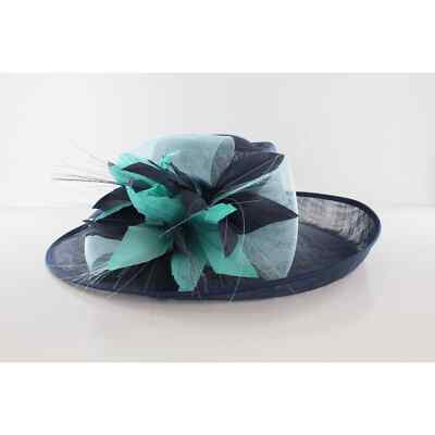 Bellissima Dressy Spring Easter Church Derby Hat $148 Tags  display picture 2