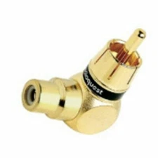 AudioQuest 90 Degree RCA male to RCA female adapter