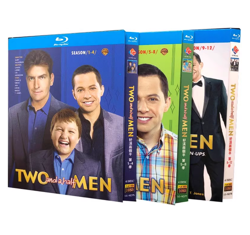 Two and a Half Men Season 1-12 Series 12-Discs All Region Free Boxed - Afbeelding 2 van 2
