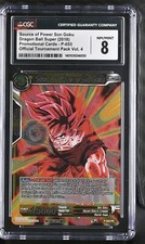 💎[CGC 8] Source of Power Son Goku P-053 Official Tournament Pack Vol. 4 Promo
