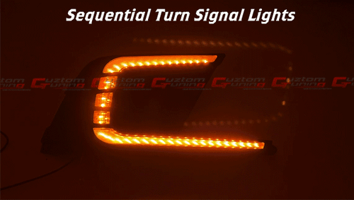 FOR 2022-24 CIVIC V2 DRL LED FOG LAMP BEZEL COVER + CLEAR PROJECTOR FOG LENS KIT - Picture 9 of 9
