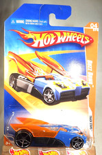 2009 Hot Wheels #58 Track Stars 4/12 BUZZ BOMB Blue Orange-Wings w/Chrome OH5 Sp