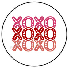 VALENTINES DAY XOXO ENVELOPE SEALS LABELS STICKERS PARTY FAVORS