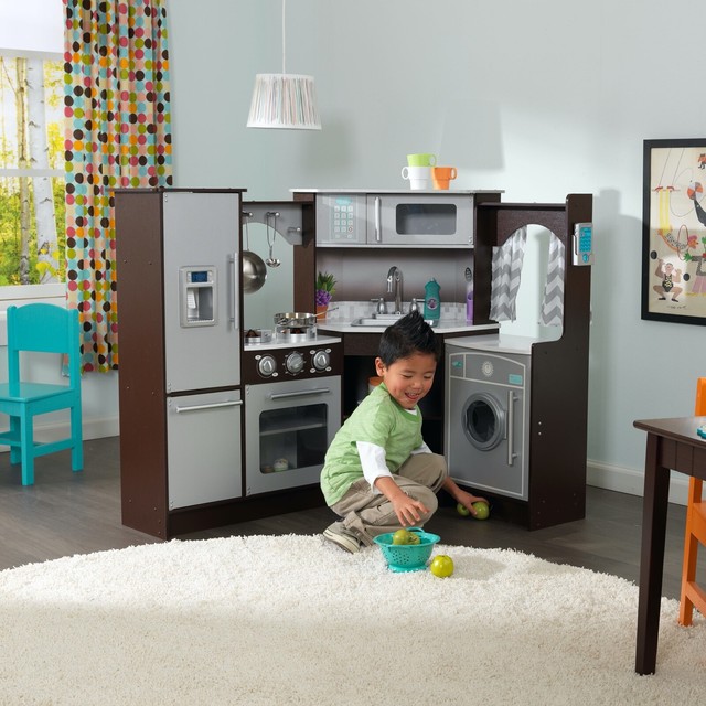 Kidkraft Grand Espresso Corner Kitchen 53271 For Sale Online Ebay