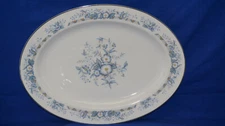 Seizan Blue Ridge Serving Platter, 14 3/8"