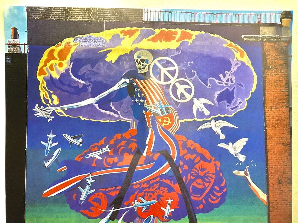 Nuclear Dawn mural poster- original & RARE - Image 2 of 3