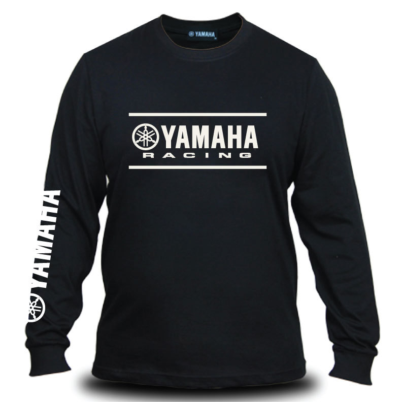 Genuine Yamaha Racing Logo Motorcycle Extreme Bike Black