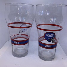 Coca Cola New York Giants Football glasses - 2-Coke glasses P3
