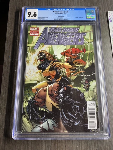NEW AVENGERS 20 1:50 CGC 9.6 CAMUNCOLI 2012 VENOM VARIANT