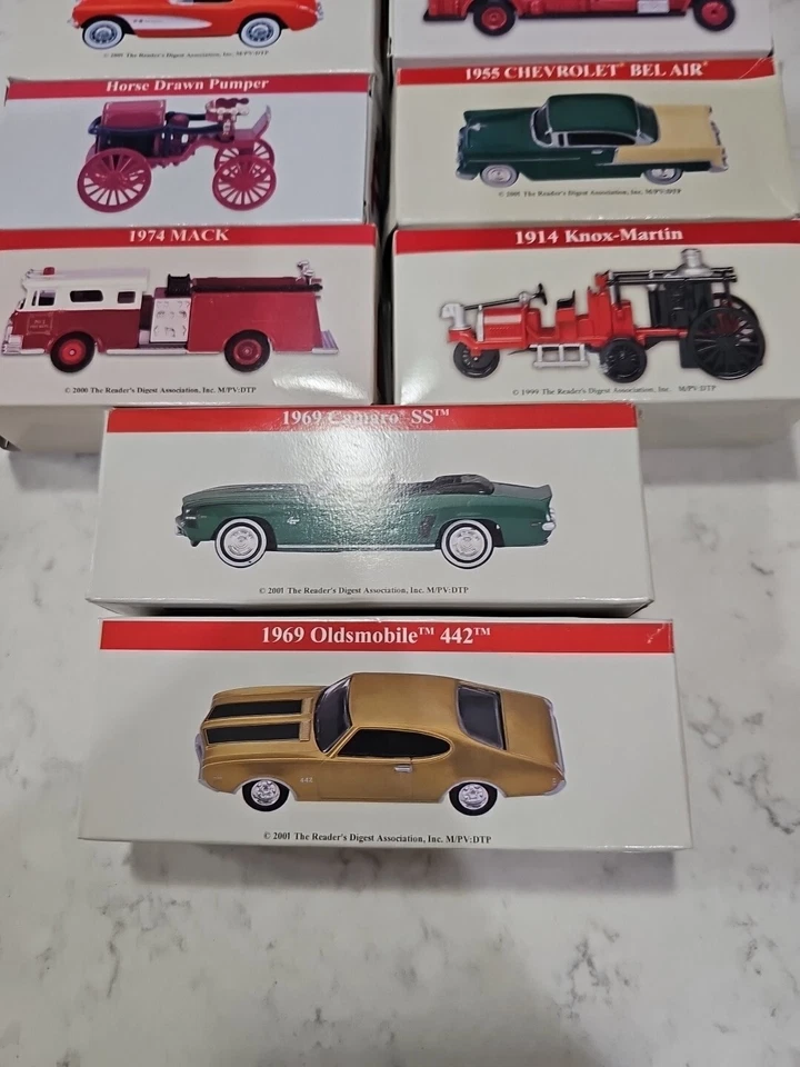 复古 Reader's Digest 批量 (15) 压铸经典汽车 多种型号 1: 64 — 第 3/4 张图片