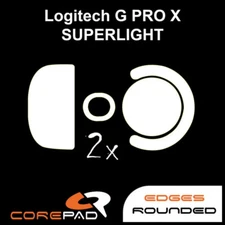 Corepad Skatez Logitech G PRO X SUPERLIGHT Wireless Mouse Feet Hyperglide Teflon